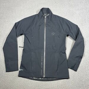 Aether Shell Jacket Mens Sz 0 (S) Faraday Future Dragon Racing Black Windbreaker